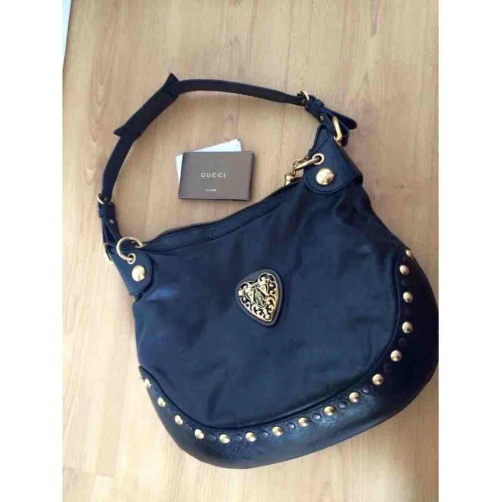 GUCCI AUTHENTIC GORGEOUS Gucci babushka singlestrap RARE BLACK shoulder bag
#492